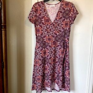 Bobbie Brooks Faux-Wrap Dress